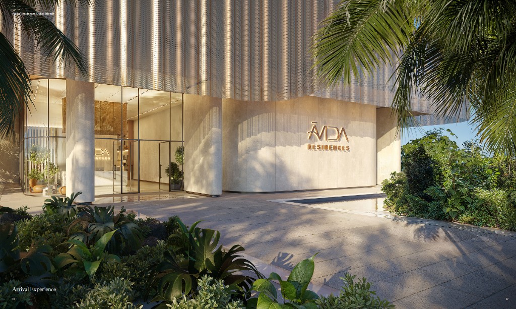 Avida Residencs arrival and facade