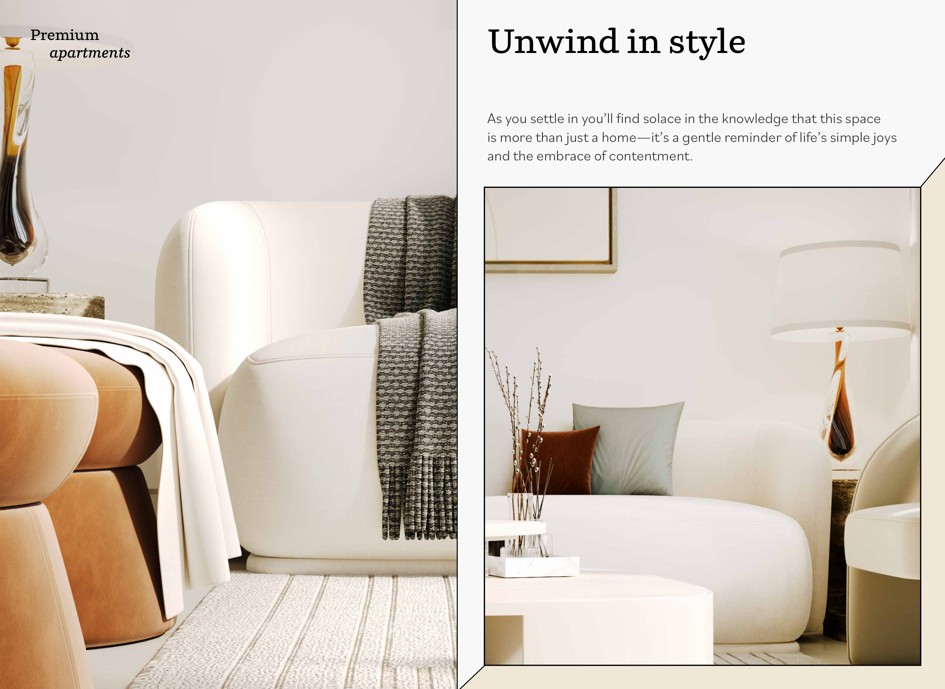 Premium apartments living room