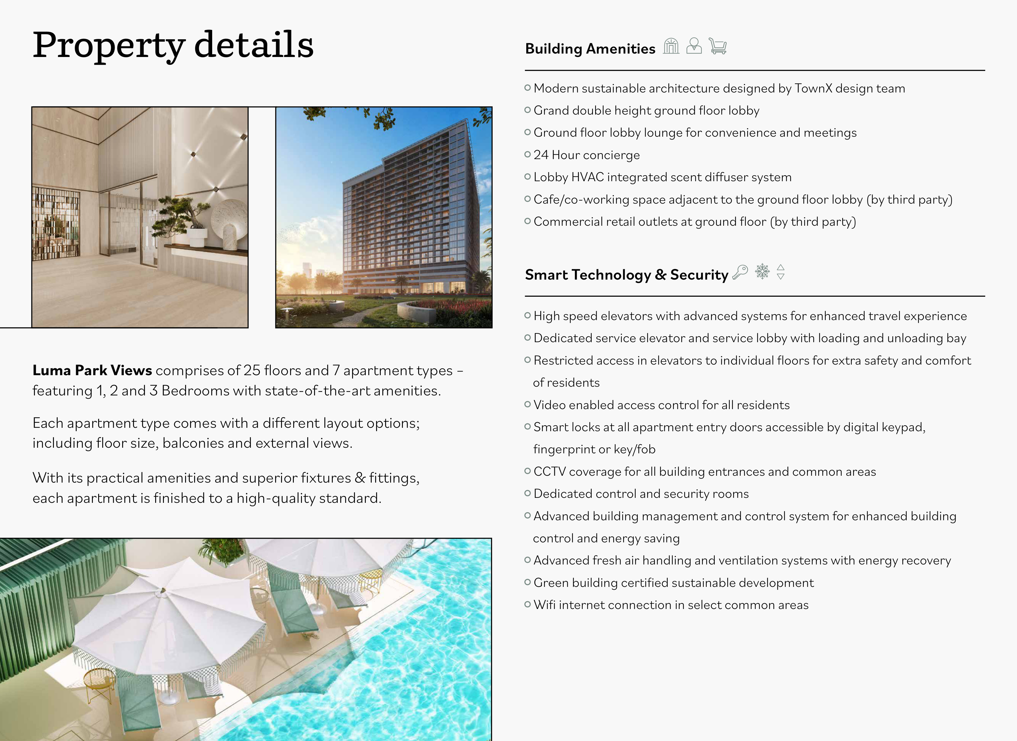 Property details and amenities