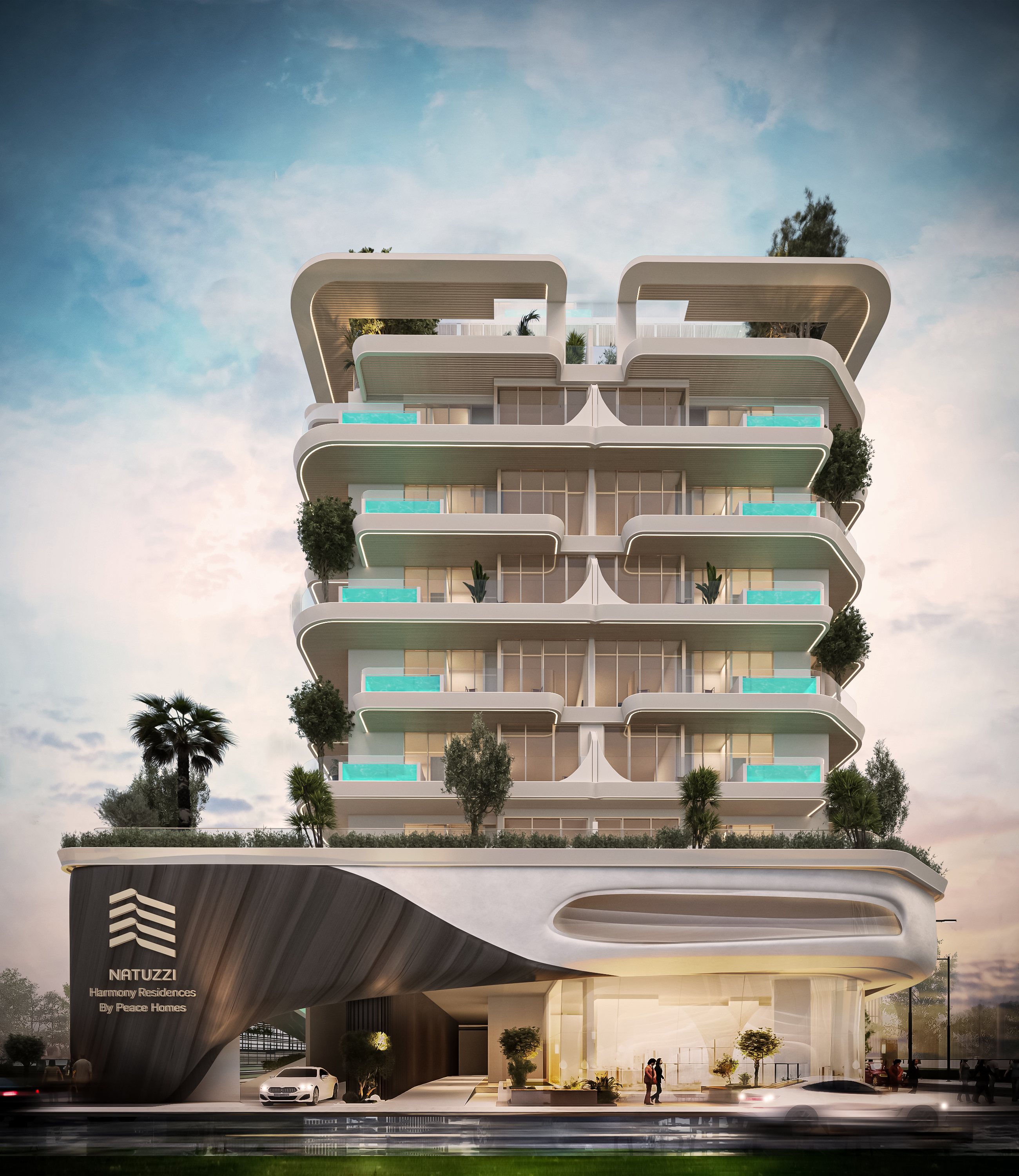Natuzzi Harmony Residences общий вид фасада