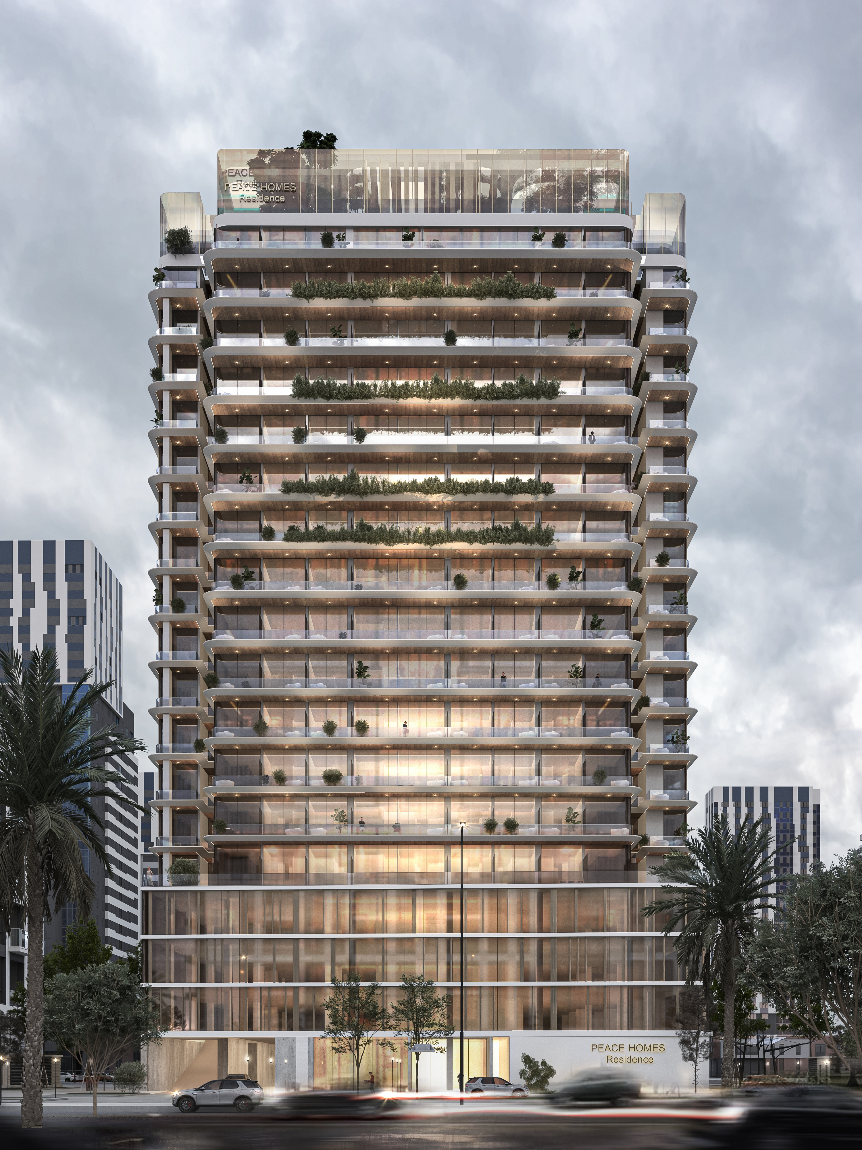 Peace Avenue фасад, альтернативный ракурс