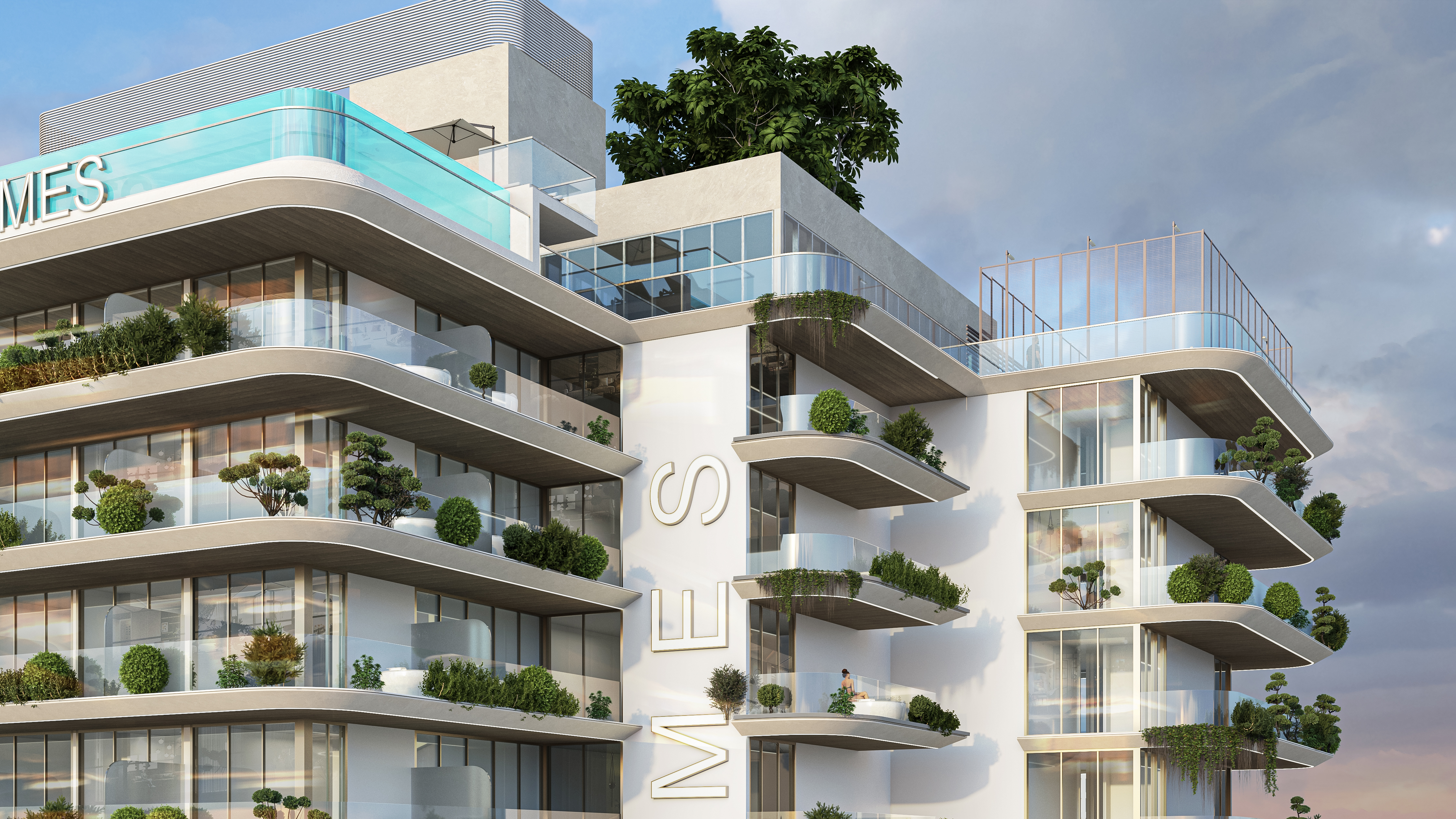 Sky Line фасад, альтернативный ракурс