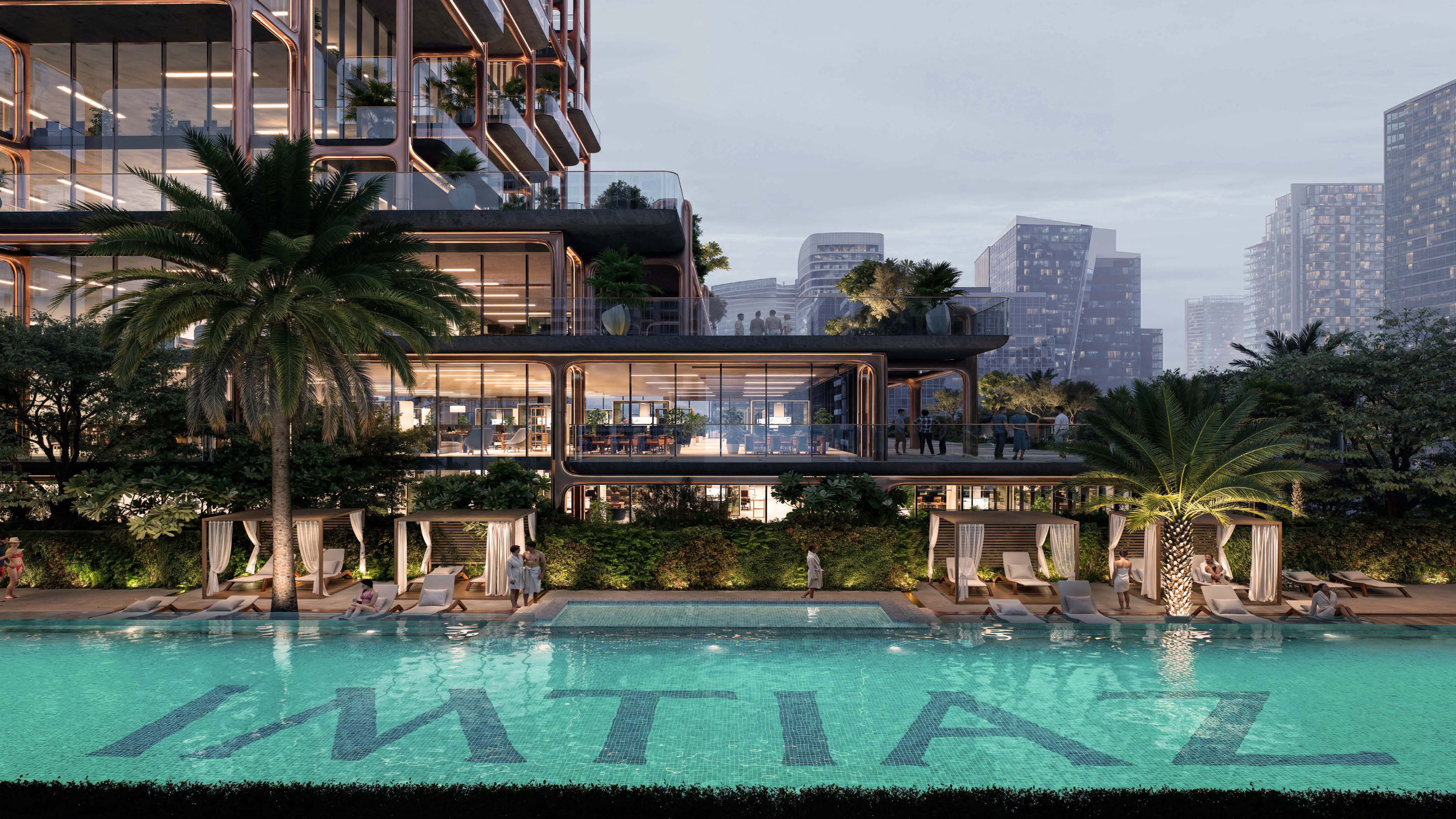 The Symphony pool deck и подиум